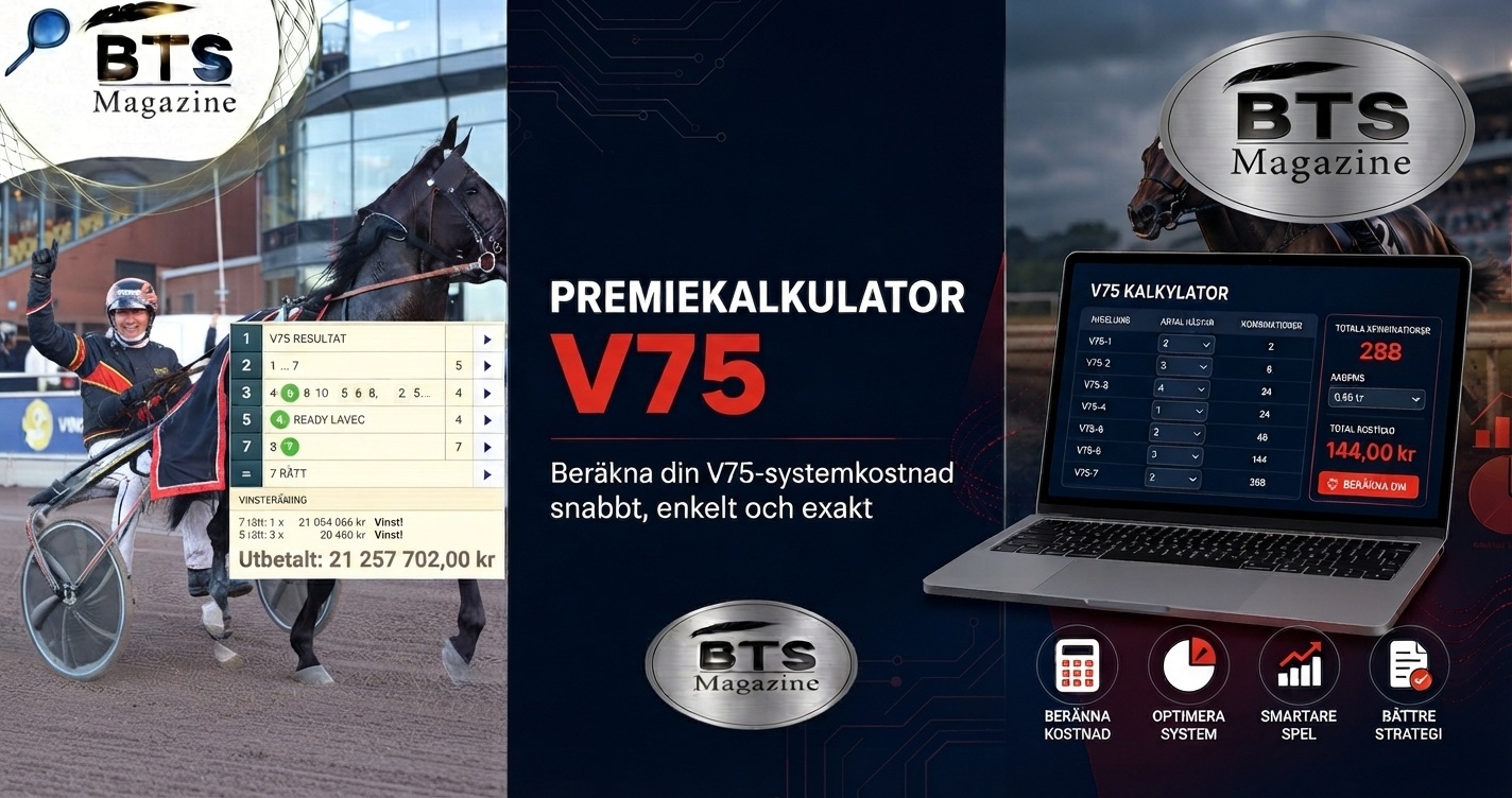 Premiekalkulator V75: How to Calculate Your Premium Fast