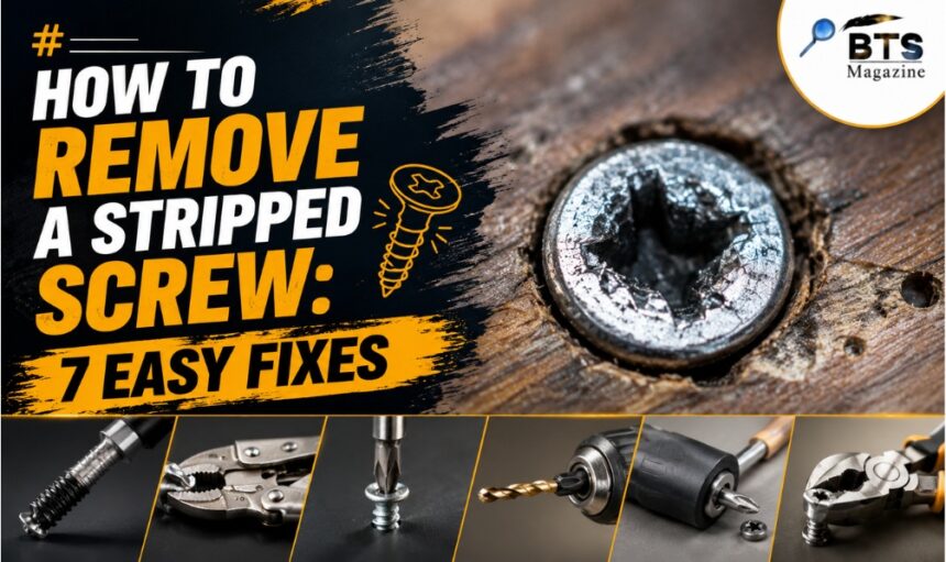 How to Remove a Stripped Screw