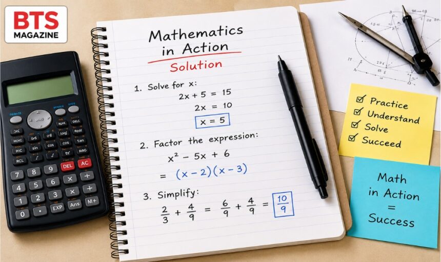 Mathematics in action solution: Complete Guide with Answers, Examples and Step-by-Step Explanations