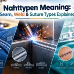 Nahttypen meaning explained through seam, weld, and suture types