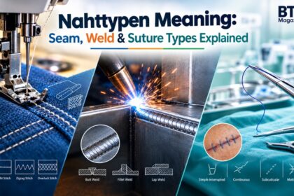 Nahttypen meaning explained through seam, weld, and suture types