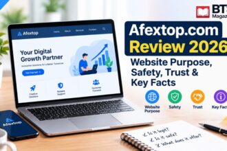 Afextop.com Review 2026 showing a website research workspace with safety, trust, and informational content analysis