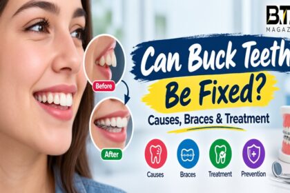 Buck teeth treatment with braces and orthodontic correction
