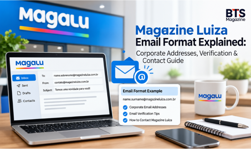 Magazine Luiza email format and corporate email verification guide