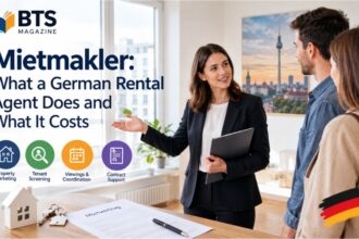 Mietmakler German rental agent helping tenants with property rental and contract
