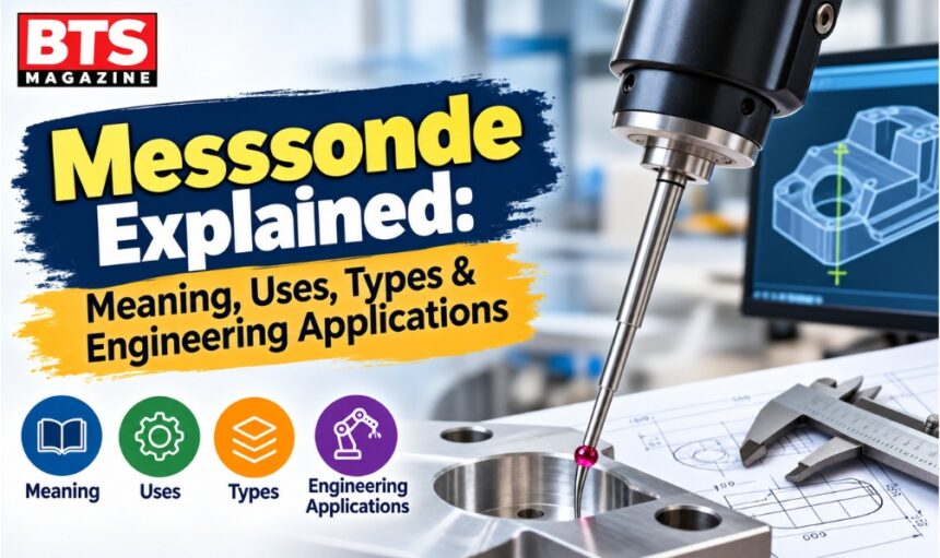 Messsonde explained as a German measuring probe used in engineering and scientific applications