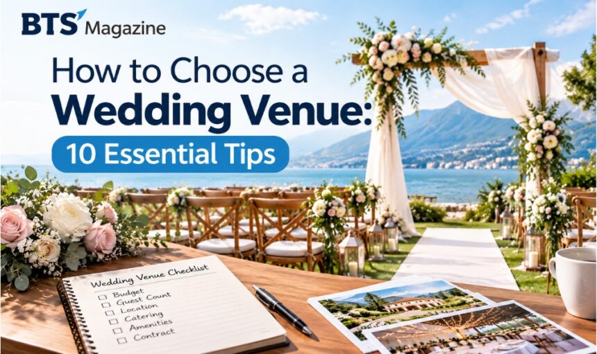 How to choose a wedding venue with a checklist of 10 essential tips