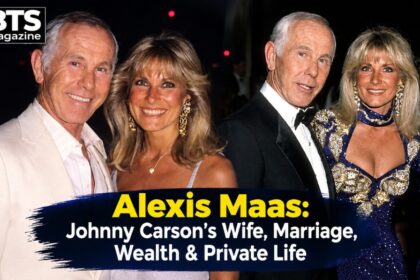 Alexis Maas, Johnny Carson’s fourth wife, featured in a biography about her marriage, private life, and legacy.