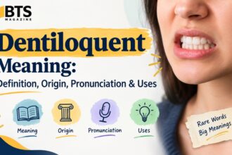 Dentiloquent meaning, definition, origin, pronunciation and examples