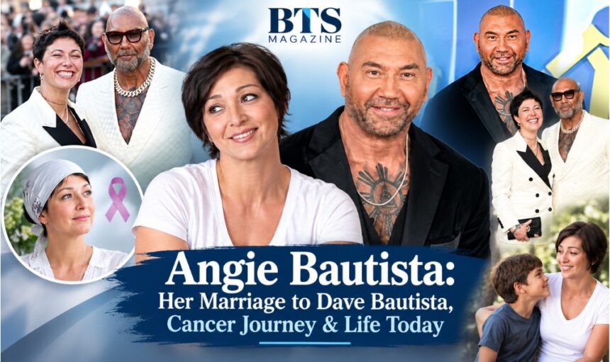 Angie Bautista with Dave Bautista highlighting her marriage cancer journey and life today