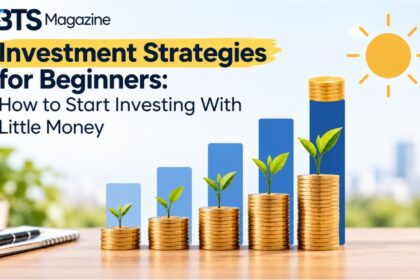 beginner reviewing simple investment strategies on a laptop