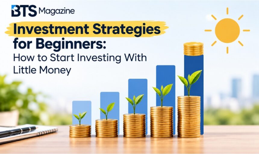 beginner reviewing simple investment strategies on a laptop