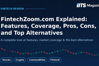 FintechZoom.com review featured image showing stocks, crypto, commodities, and fintech coverage