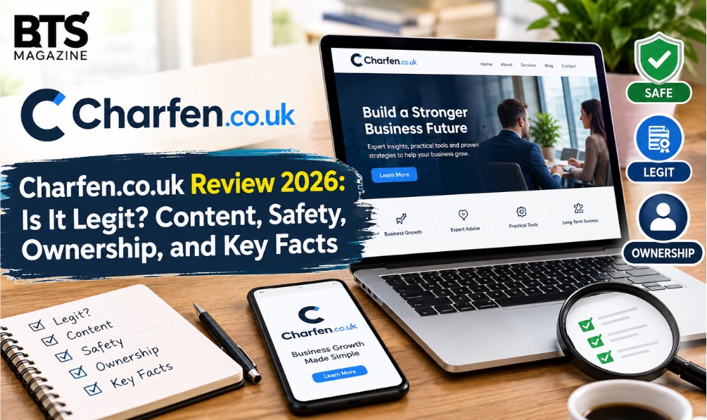 Charfen.co.uk review 2026 showing website content, safety and ownership