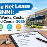 Triple net lease explained with commercial property, rent, taxes, insurance, and maintenance costs.