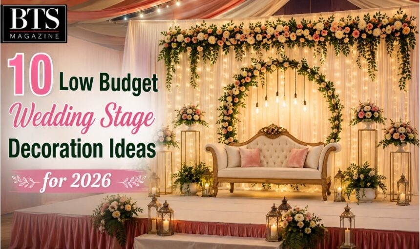 Low Budget Wedding Stage Decoration