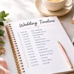 How to plan a wedding timeline hour-by-hour guide