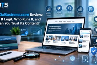 20xBusiness.com review showing business website credibility, digital marketing, SEO, and online research concepts.