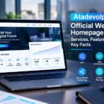 Atadevolper official website homepage showing digital marketing and web development services