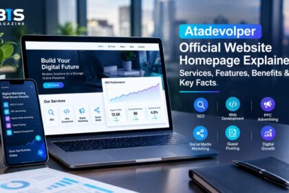 Atadevolper official website homepage showing digital marketing and web development services