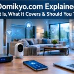 Domikyo.com explained with smart home technology, connected devices, Wi-Fi networking, and IoT security.