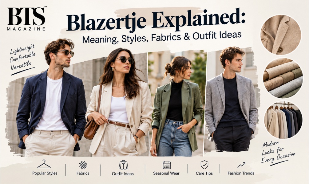 Blazertje explained with popular styles, fabrics, and outfit ideas