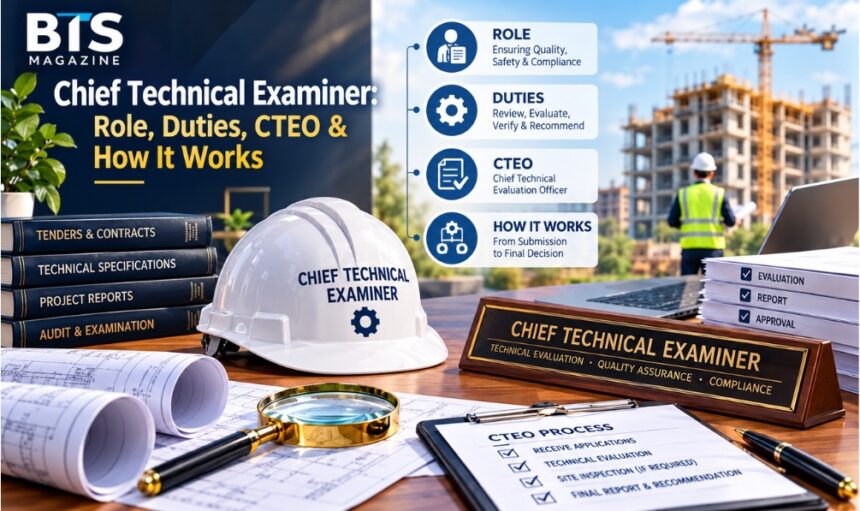 Chief Technical Examiner role, duties, CTEO and government procurement examination explained