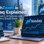 FintechZoom.io Nasdaq stock market dashboard showing live charts and market analysis