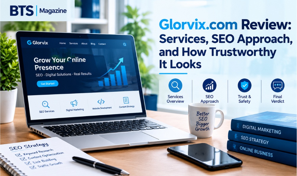 Glorvix.com review covering SEO, content writing, PPC and web development services
