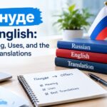 Serbian word понуде shown with its English meanings: offers, deals, proposals, and bids