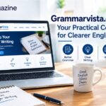 Student using Grammarvista.com usa on a laptop to learn English grammar and sentence structure