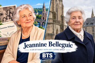 Jeannine Belleguic biography article about her family history and documented connection to Quimperlé in Brittany, France