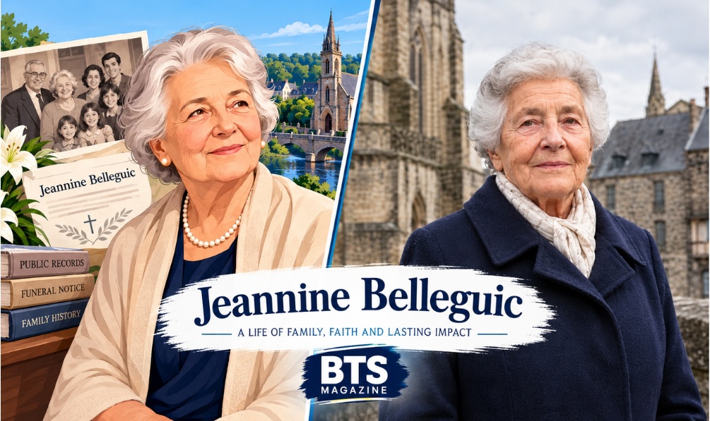 Jeannine Belleguic biography article about her family history and documented connection to Quimperlé in Brittany, France