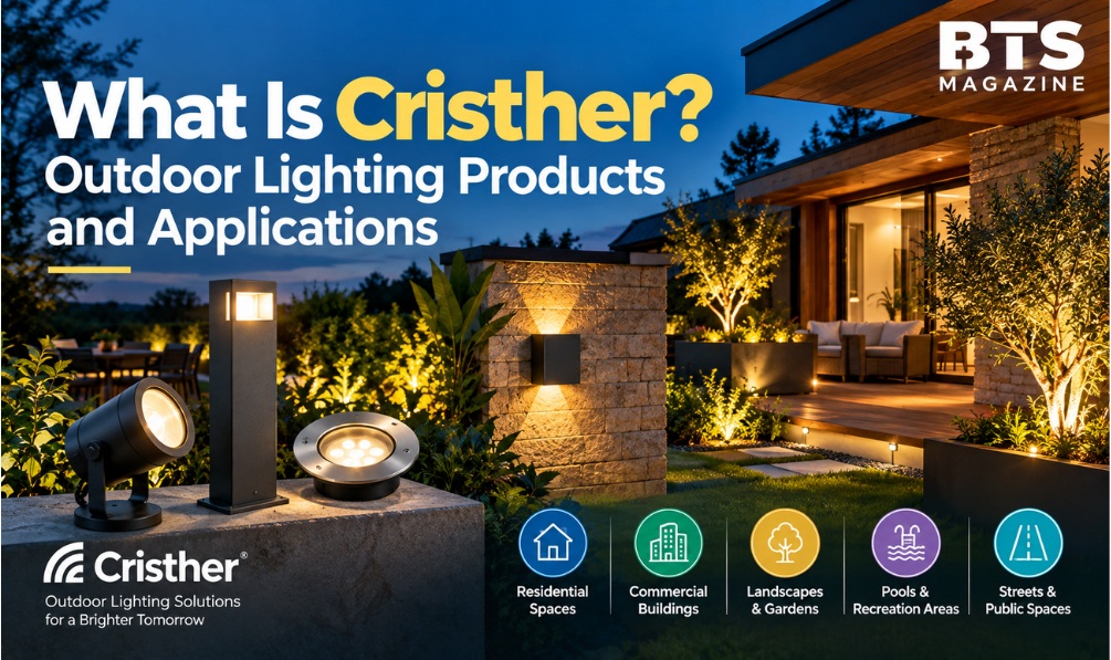 Cristher outdoor lighting products for gardens, pathways, building exteriors, and architectural spaces