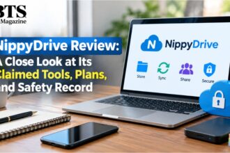 NippyDrive cloud storage dashboard showing folders, files, and sharing options