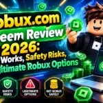 iRobux.com redeem review explaining free Robux claims, online safety risks, and legitimate Roblox alternatives.